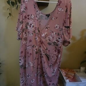 Floral Pink Tunic by Torrid